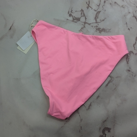 Good American Swim Bottom Women Sugar Pink Bikini High Rise Suit - Picture 8 of 8